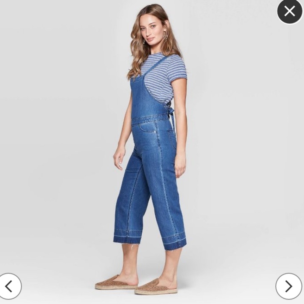 Apron Backed Crop Overalls